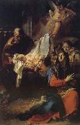 Giovanni Battista Tiepolo Pilgrims son oil on canvas